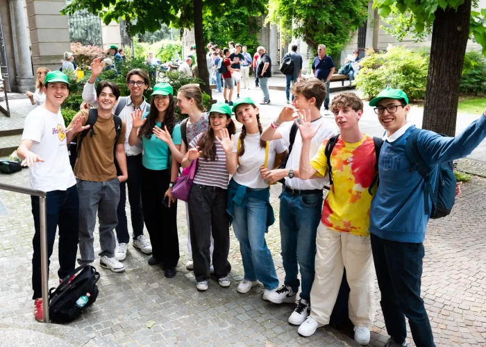 Foto degli studenti e dei docenti dei corsi estivi STEM